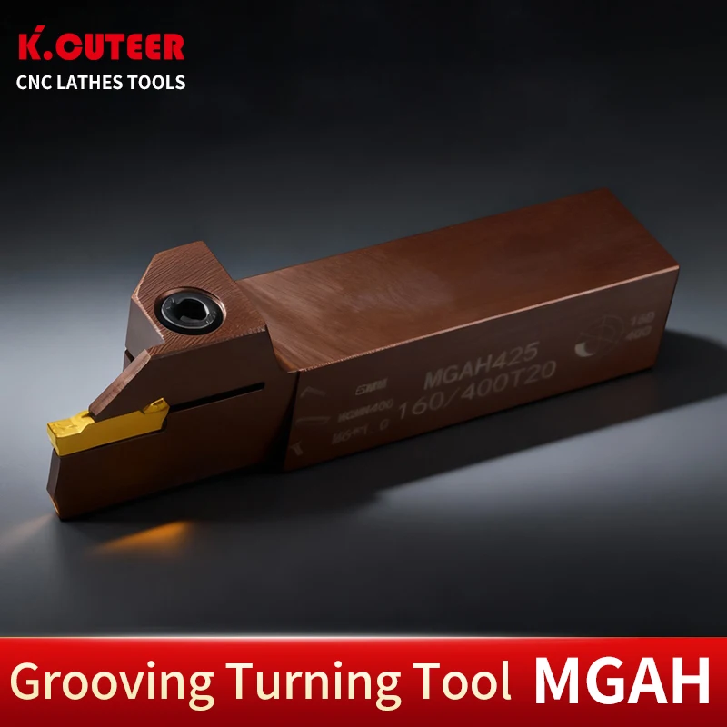 

MGAH High-end из пружинной стали для MGGN/MGMN400 большой ассортимент 24/400 мм 18 мм внешний обратный торцевой грани паз резак механический станок