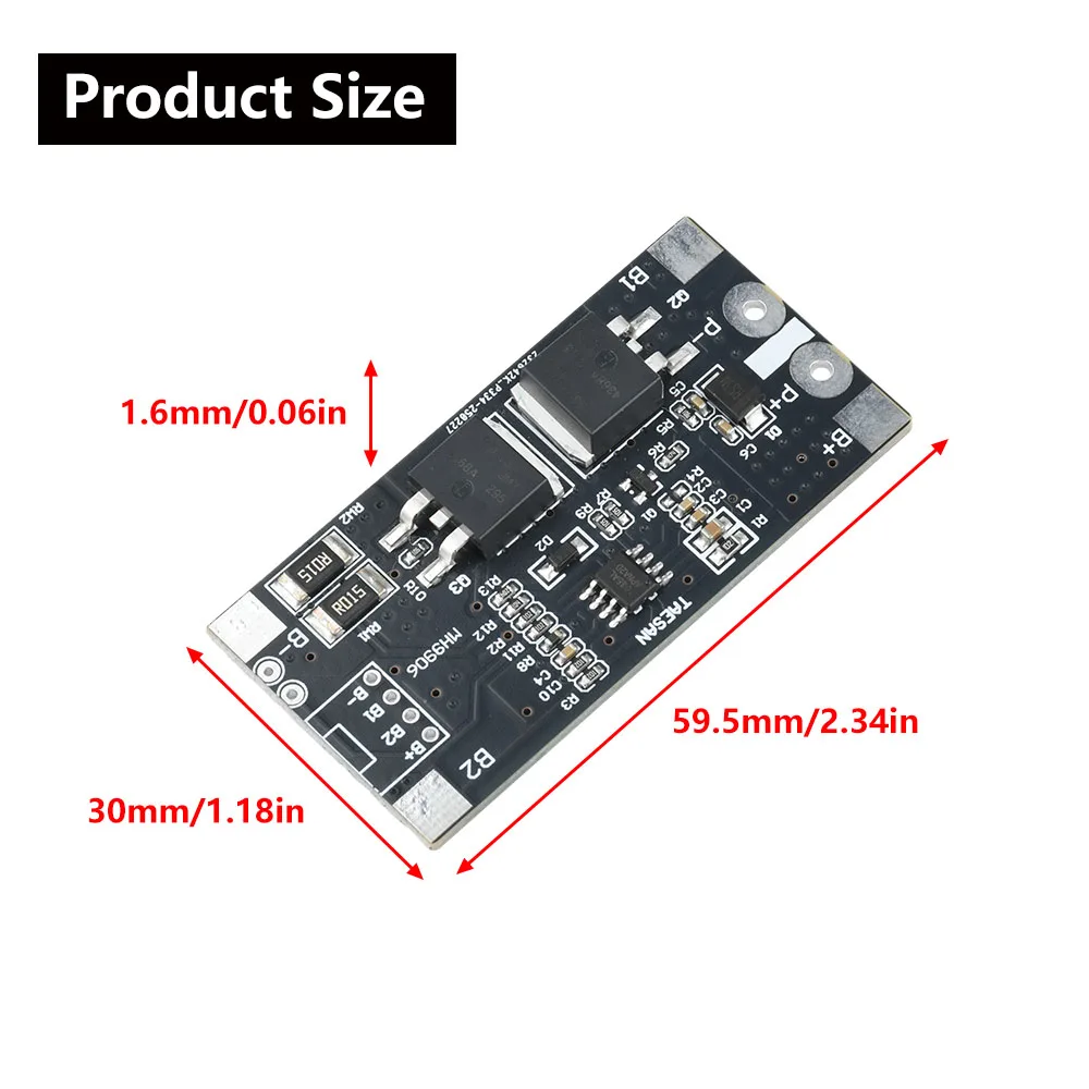 Panneau de Protection de batterie au Lithium 3S 12.6V, Module de Protection de batterie au Lithium 18650, Anti-surcharge et décharge excessive 7A