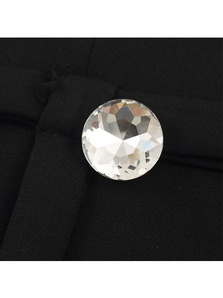 Nuevas faldas de lujo con cuentas y diamantes para mujer, faldas cortas con cremallera de cintura alta para primavera y verano, faldas decorativas con lazo a la moda