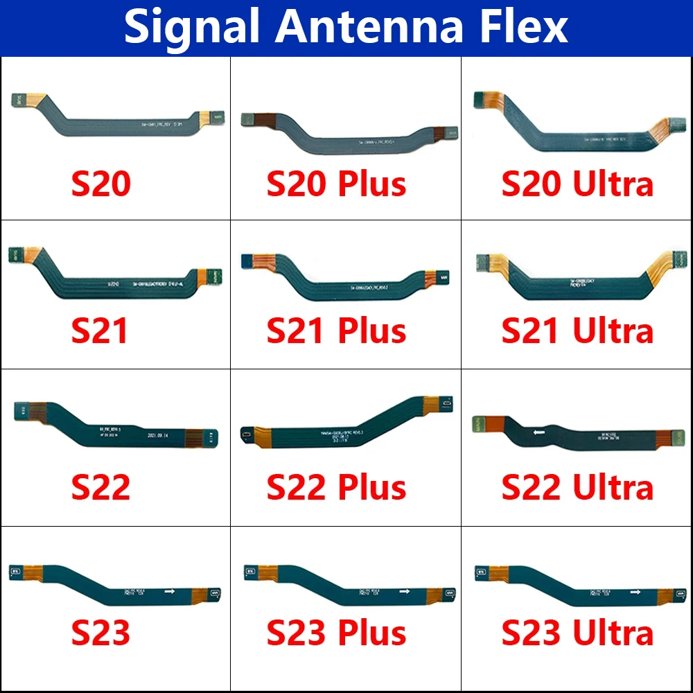 30Pcs, New For Samsung S20 S21 S22 S23 S24 Plus Ultra 4G 5G Signal Antenna Main Board Connector LCD Motherboard Flex Cable