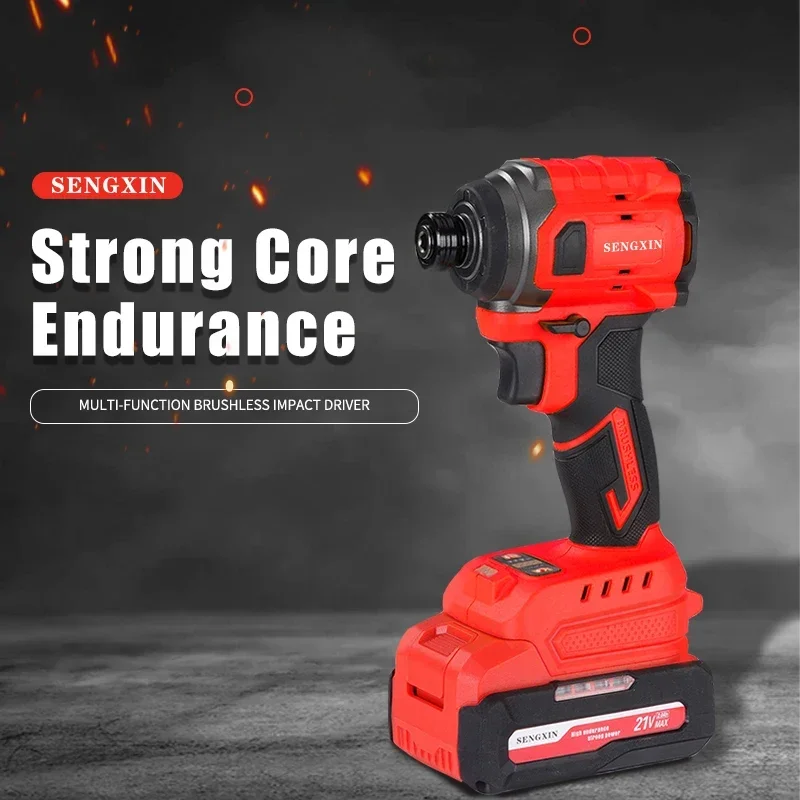 

2026 SENGXIN 21V 230N Multifunctional cordless screw driver brushless impact driver 5.0Ah cordless screwdriver
