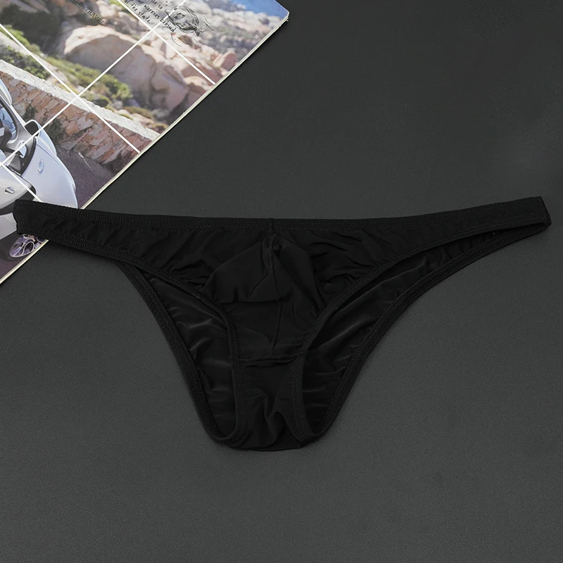 

Мужские трусы, мужские трусы, нижнее белье, дышащая выпуклая сумка, модные эластичные стринги с низкой посадкой, эластичные треугольные стринги