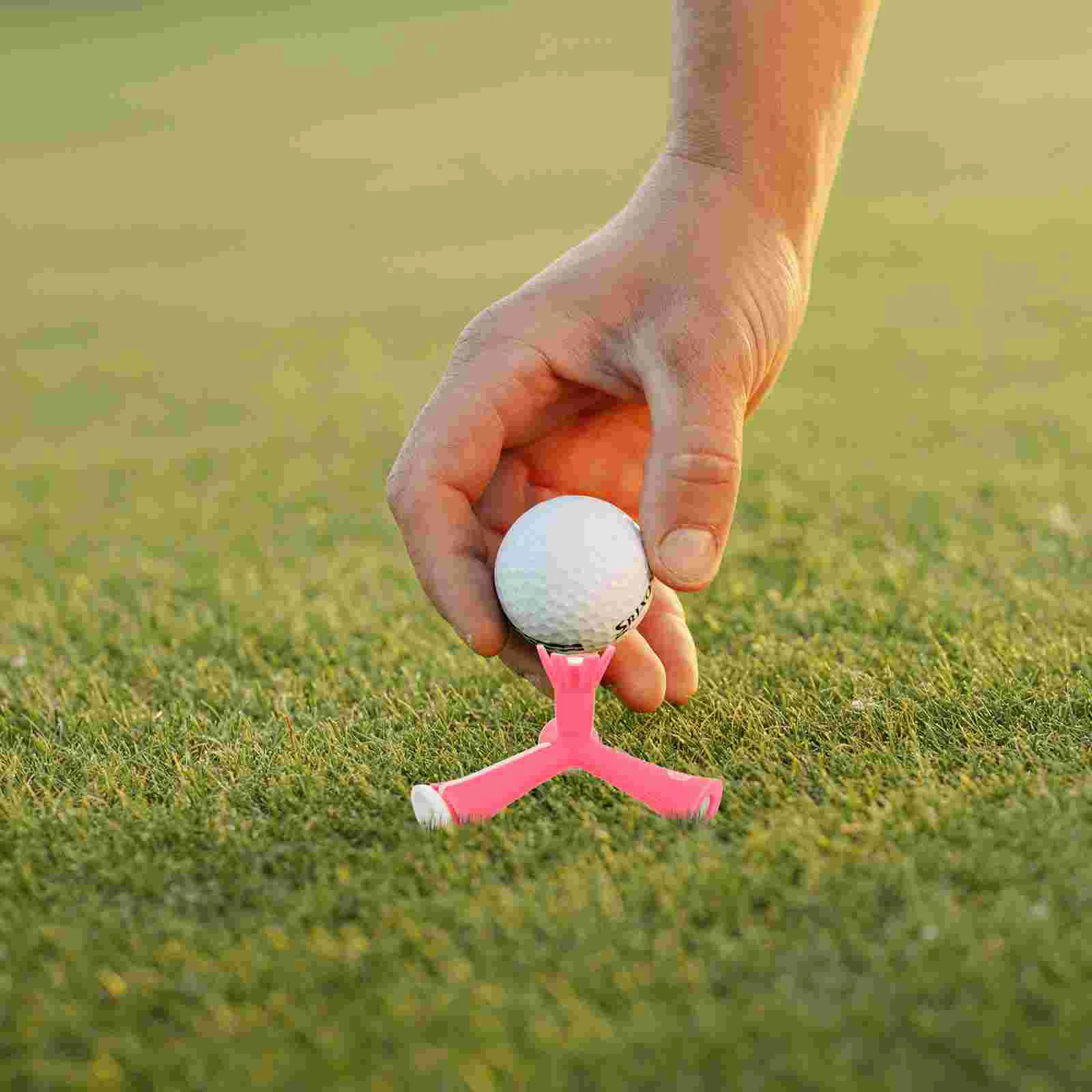 Adjustable Telescopic Ball Golf Tees Balls Plastic Professional Indoor Abs Soft Rubber