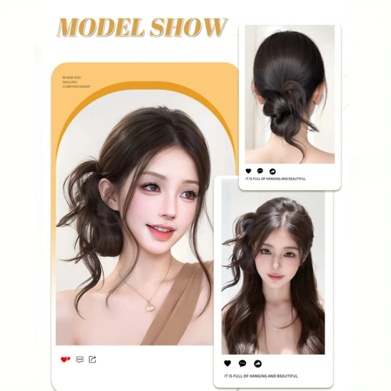 Synthetic Claw Clip Ponytail Hair Extensions