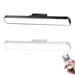 Lâmpada led de vaidade 5v 30cm proteção para os olhos usb recarregável espelho de maquiagem luz pendurada lâmpada de mesa magnética interruptor toque luzes do livro