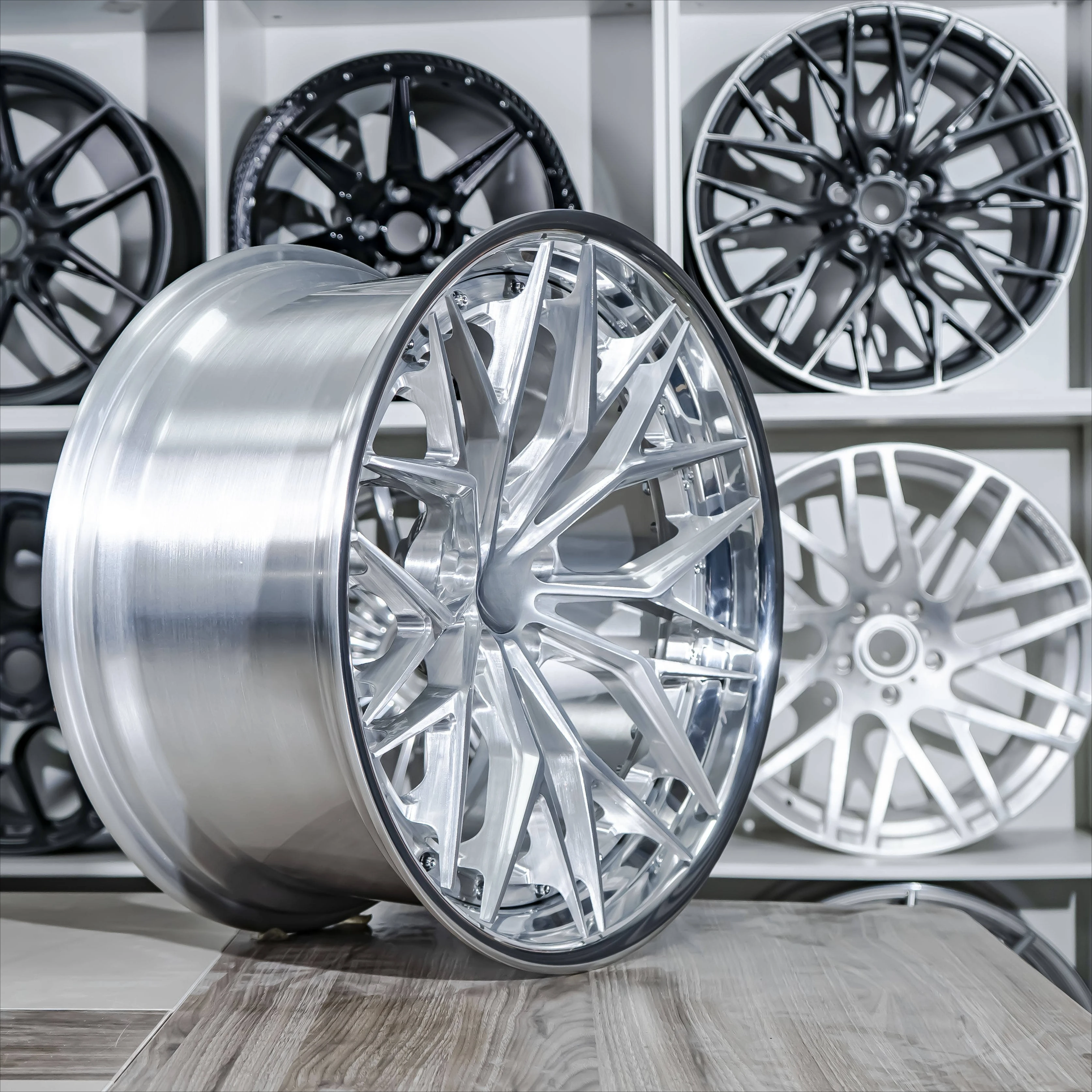 

New custom 2-piece one-piece luxury forged alloy deep concave car wheels 5x114.3 5x120 5x130 5x112 15-22 inch 40mm ET