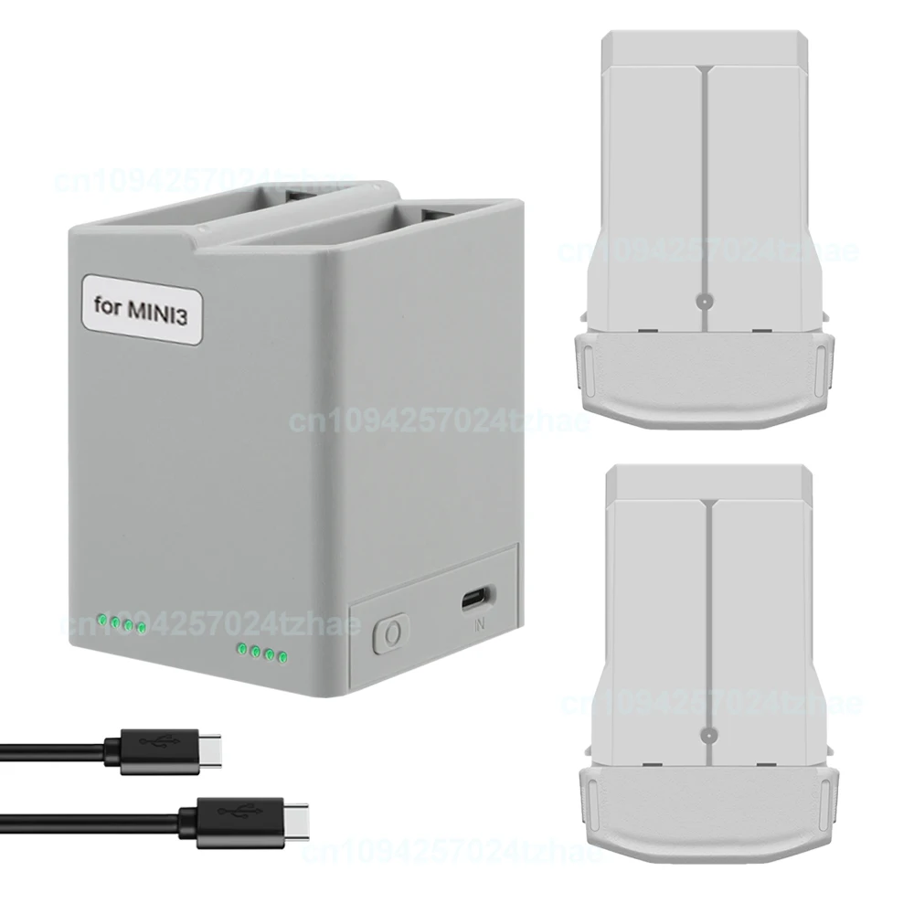 Drone Charger for DJI Mini 4 Pro Plus & Two-Way Charging Hub Charger Batteries for Mini 3 / 3 Pro UAV Battery Accessories