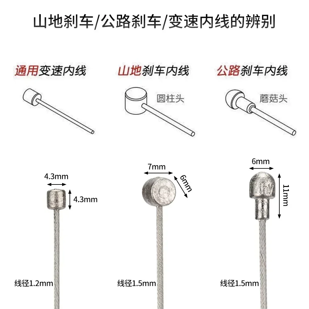 

Bicycle Brake Cable Accessories Replacement Speed Change Stainless Steel Wear-resistance Brake Line Galvanized