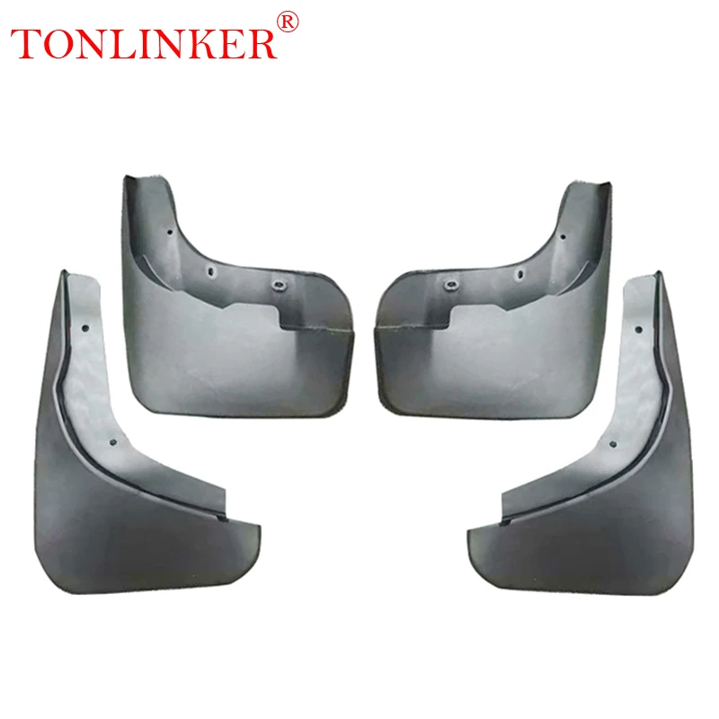 TONLINKER Car Mudguard For Audi Q7 4L 2006 2007 2008 2009-2015 Front Rear Mudguards Splash Guards Fender Mudflaps Accessories