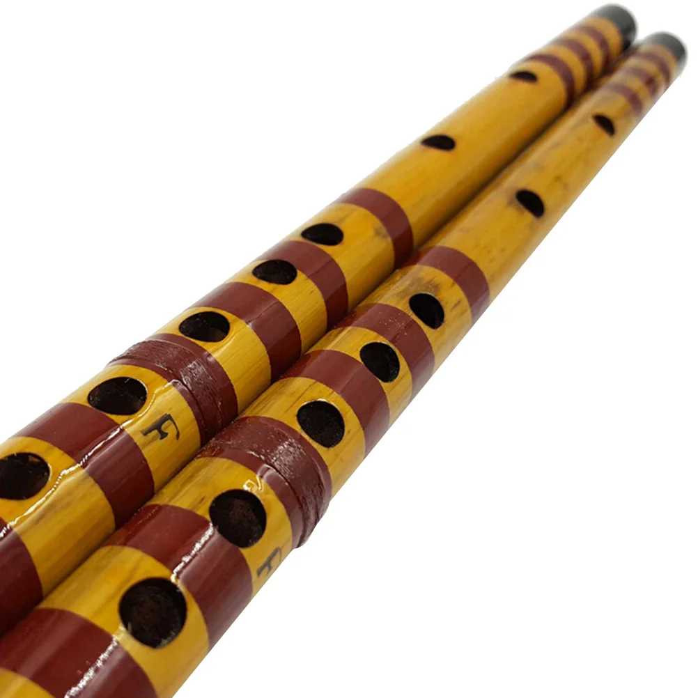 Key F Bamboo Music Sound Student Musical Instrument 7 Hole 42.5cm