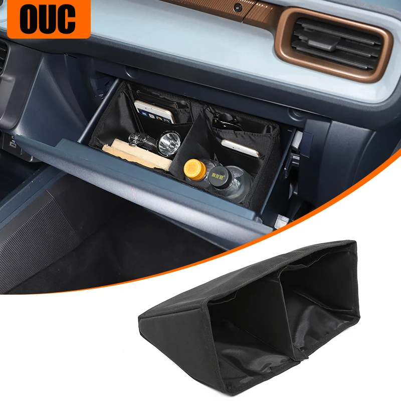 

Car Center Console Glove Box Divider Storage Bag Oxford Cloth Car Organizer For Ford Maverick 2022-2025 Interior Accessories