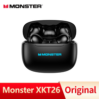 Monster XKT26 TWS Wireless Bluetooth Earphones Hifi Stereo Headphones Gaming Headset Noise Reduction Sports Earbuds With Mic