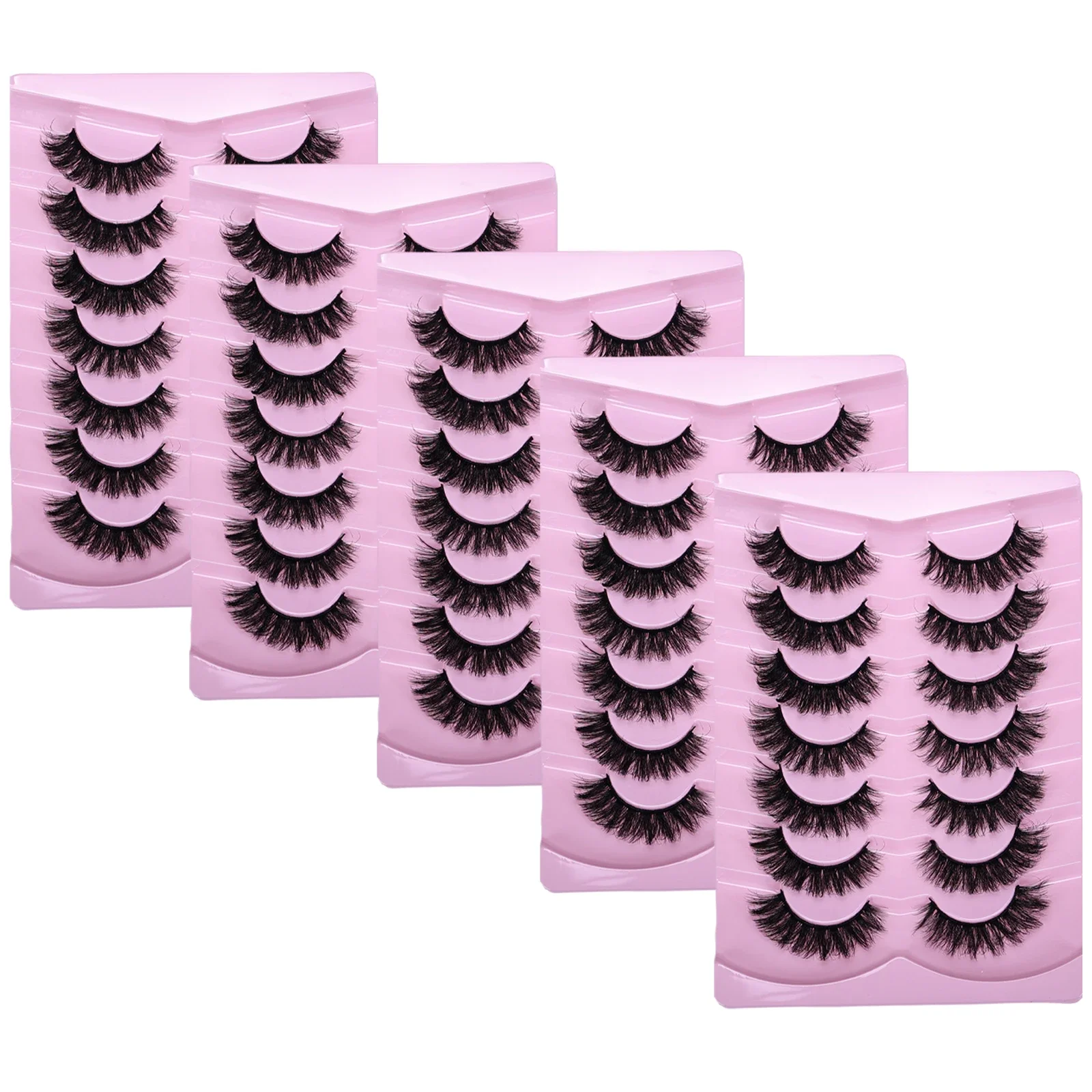 21 pares/35 pares cílios postiços aparência natural cílios postiços olho de gato cílios tira fofa cílios postiços