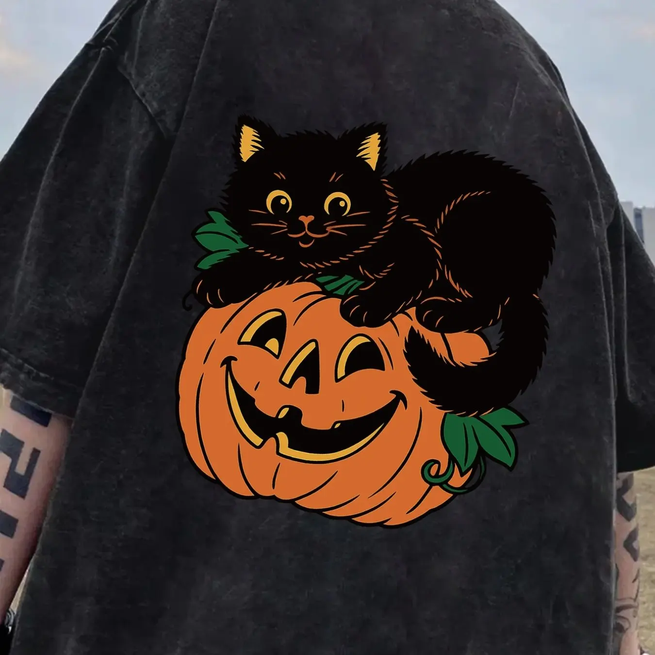 

Новая мужская моющаяся футболка из чистого хлопка, удобная, дышащая, качественная, для пляжных путешествий, вечеринок, подарков на Хэллоуин