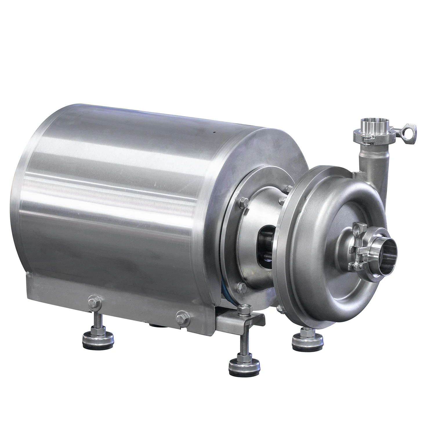 

1.5HP 1.1KW Food Grade Hygienic Stainless Steel SS304 Liquid Centrifugal Pump With Open Impeller Motor For The Food Industry