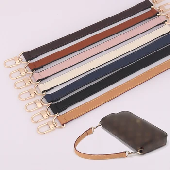 38 cm kurzer Taschengurt für Umhängetasche, Hardware, Schultergurt, Handtaschengurt, echtes Leder, Taschengürtel, Handtaschenzubehör