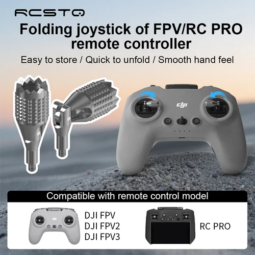 Imagen 2 del producto Joystick remoto para DJI Flip/Mavic 3 Pro/Neo2/Neo/Mini 5 Pro/4 Pro/Air 2S RC-N3/RC 2/RC controlador Thumb Rocker Drone accesorio