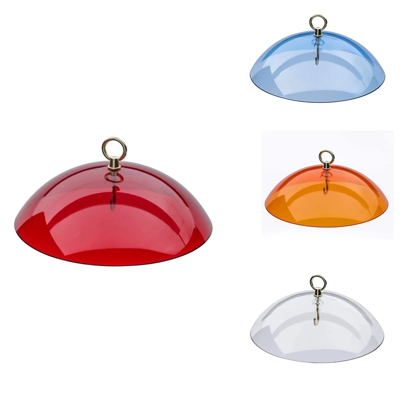 

KEKA 2PCS Anti-Squirrel Bird Feeders Protective Cover,Dome Protective Dome,Rain Protective Cover For Hanging Bird Feeders