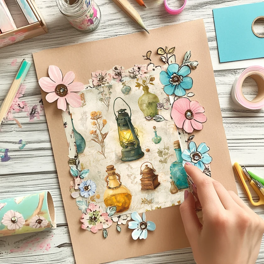 6"x6" Origami & Scrapbook Paper (36 Sheets): Retro Candy Wrapper Art – Unique for Scrapbooking, Kids’ Crafts & Nostalgic Cards