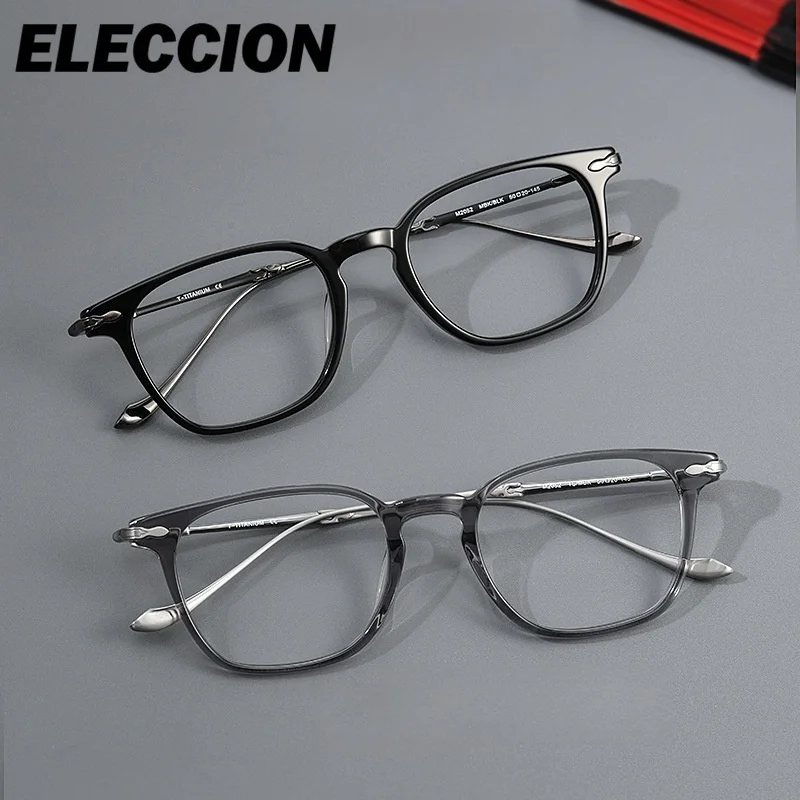 Okulary korekcyjne ELLCCION Antyrefleksyjne Super Jakości Okulary Optyczne Męskie Damskie Okrągłe Okulary Krótkowzroczność Minus Soczewki Fotochromowe
