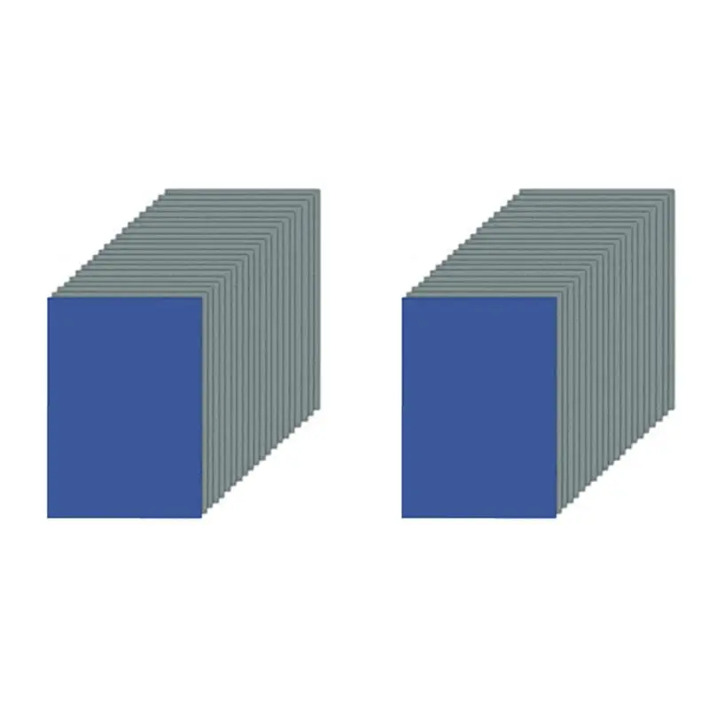 

【ELECTRONIC-ACCESSORIES】120 Sheets Cyanotype Paper A5 Sunprint Art Kit High Sensitive Sun Paper Nature Sun Printing Kit Drawing