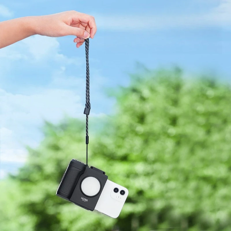 With Bluetooth Remote Shutter Fill Light Lamp for IPhone for Android Phone Stabilizer New Smartphone Handheld Selfie BoosterGrip