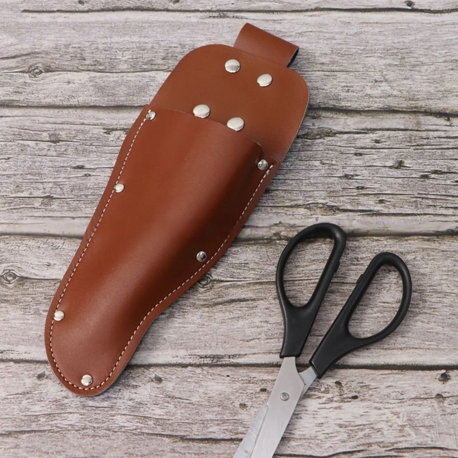 Gardening Pruning Shears case Holster Leather Scissor Pouch Belt Hanging boxes for Home Yard Work Durable Tool Storage Bag