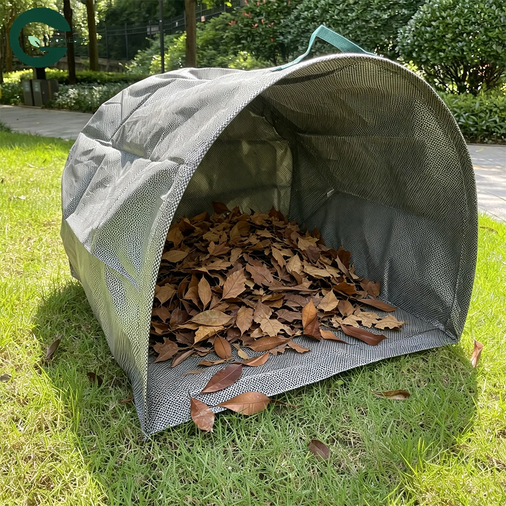 Garden Waste Bag for Outdoor Yard Leaf and Debris Collection Lawn Cleanup Bags for Leaves, Branches, Grass, Dustpan Container