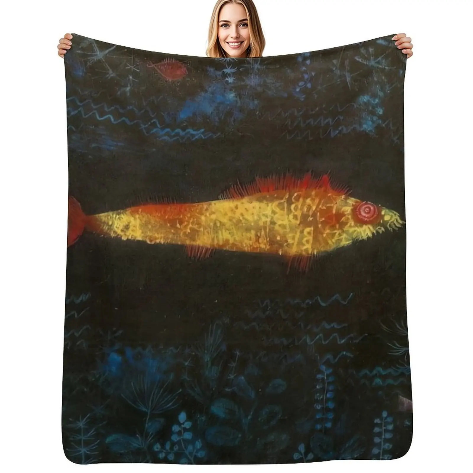 

paul klee German artist artwork, paul klee art Throw Blanket cosplay anime Flannel Fabric Personalized Gift Large Blankets