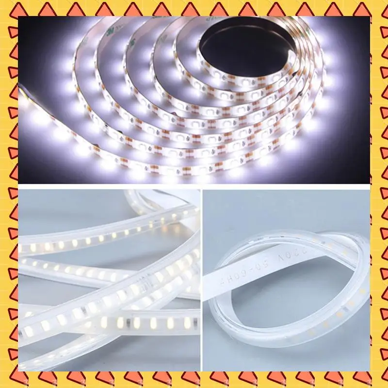 

A008 LED Ice Strip Light For Kitchen With Switch Warm White Waterproof Easy Install 2M