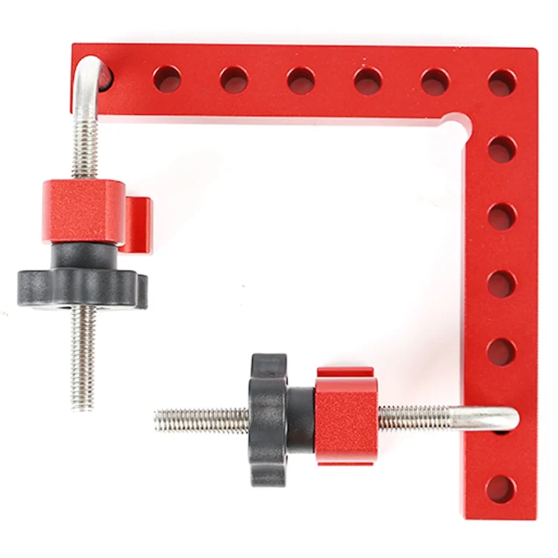 1 PACK 90 Degree Positioning Squares Right Angle Clamping 5.5X5.5inch Woodworking Carpenter L-Type Corner Clamping Tool