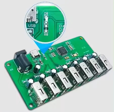 Imagem -05 - Módulo de Expansão Usb de Alta Velocidade Oem Interface Usb Interface Usb Interface Usb a Port Hub 480mbps Odm & Oem