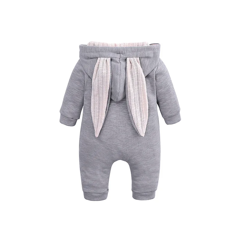 New Hooded Baby Rompers Rabbit Ear For Babies Boys Girls Clothes Romper Newborn Jumpsuit Infant Costume Baby Outfits Clothing