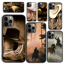 Extreme Sport Rodeo Cowboy Phone Case for iPhone 17 Air 16 15 14 12 13 PLUS 11 PRO MAX Back Cover Fundas Shell