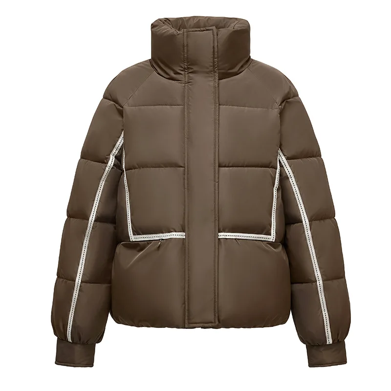 

High Quality Women Winter Thick Warm Cotton Jacket Women Parkas New Padded Jacket Stand-Up Collar Thicken Short Jacket Coats