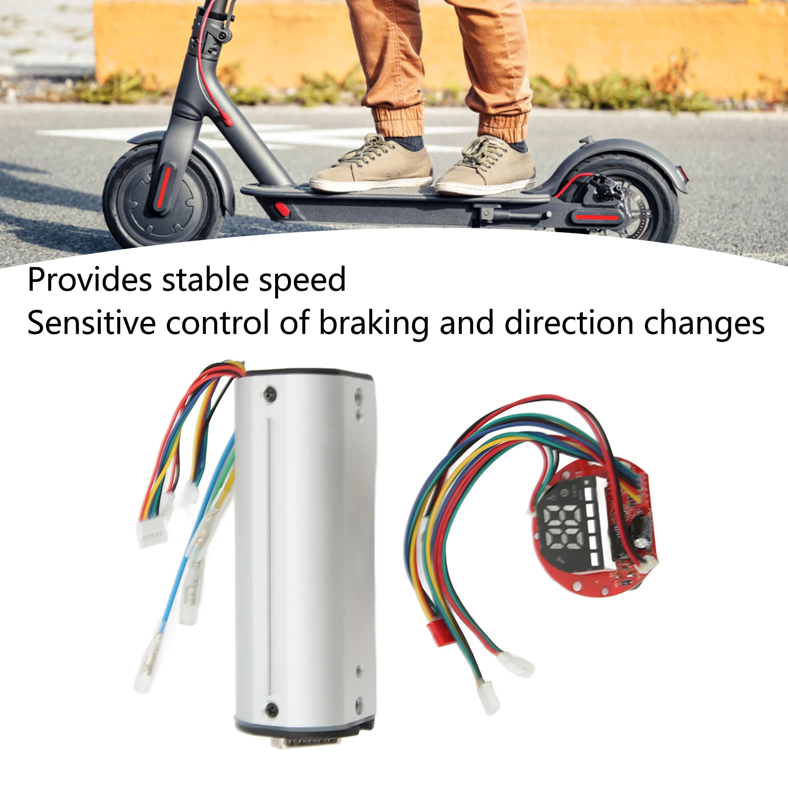 

Electric Scooter Controller and Display Heat Dissipation 36V 20A Scooter Speed Controller Stable Prevent Overload for HX X7