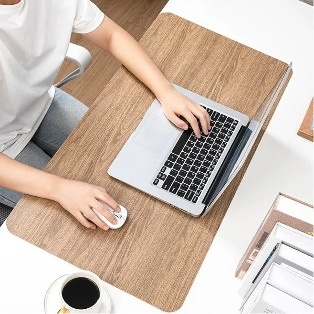 Quality Imitation Wood Grain PU Mousepad Anti-slip Waterproof Computer Mouse Pad Deskpad Mouse Mats Office