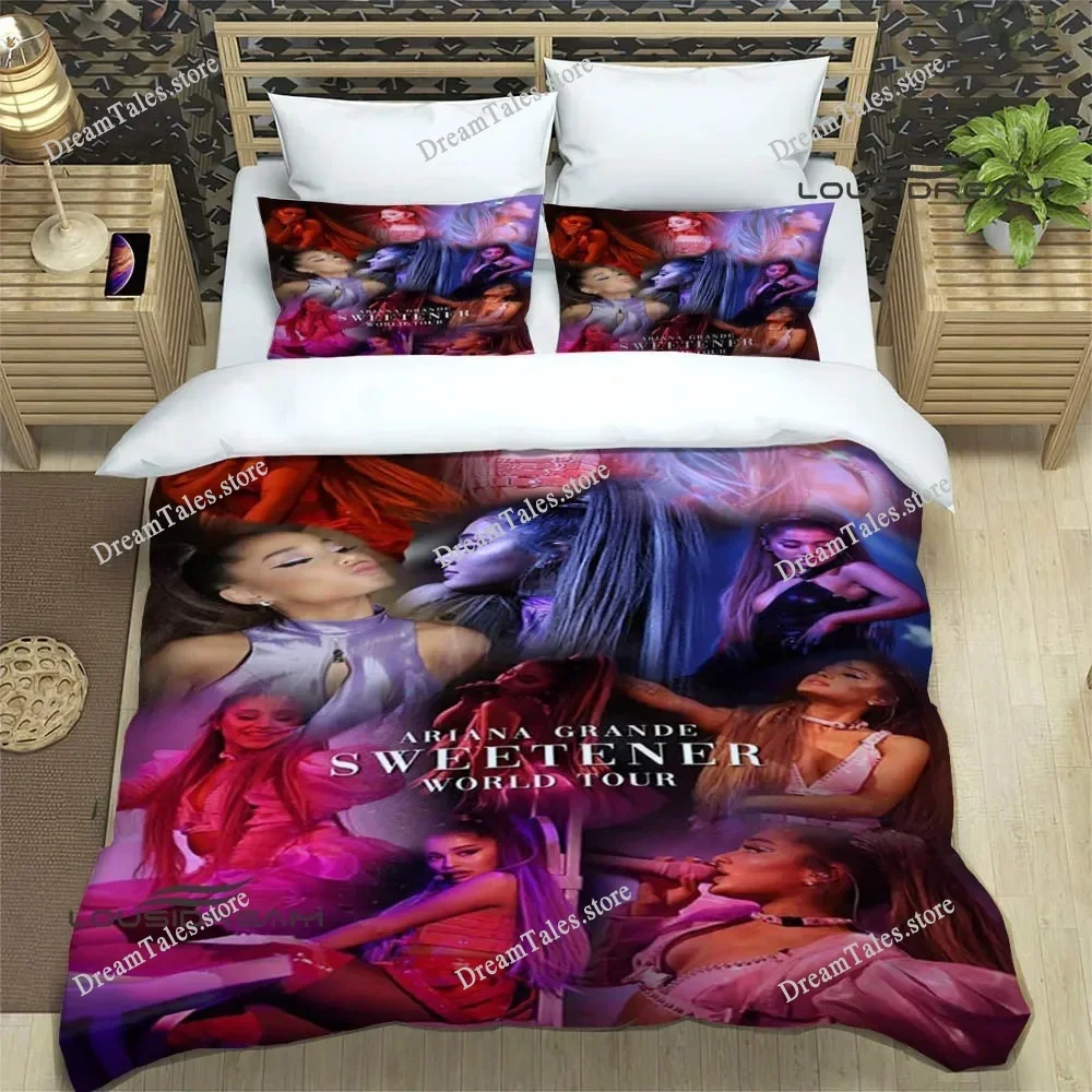 

Singer Ariana Grande Bedding Sets Exquisite Bed Supplies Set Duvet Cover Bed Comforter Set Bedding Set Luxury Birthday Gift741