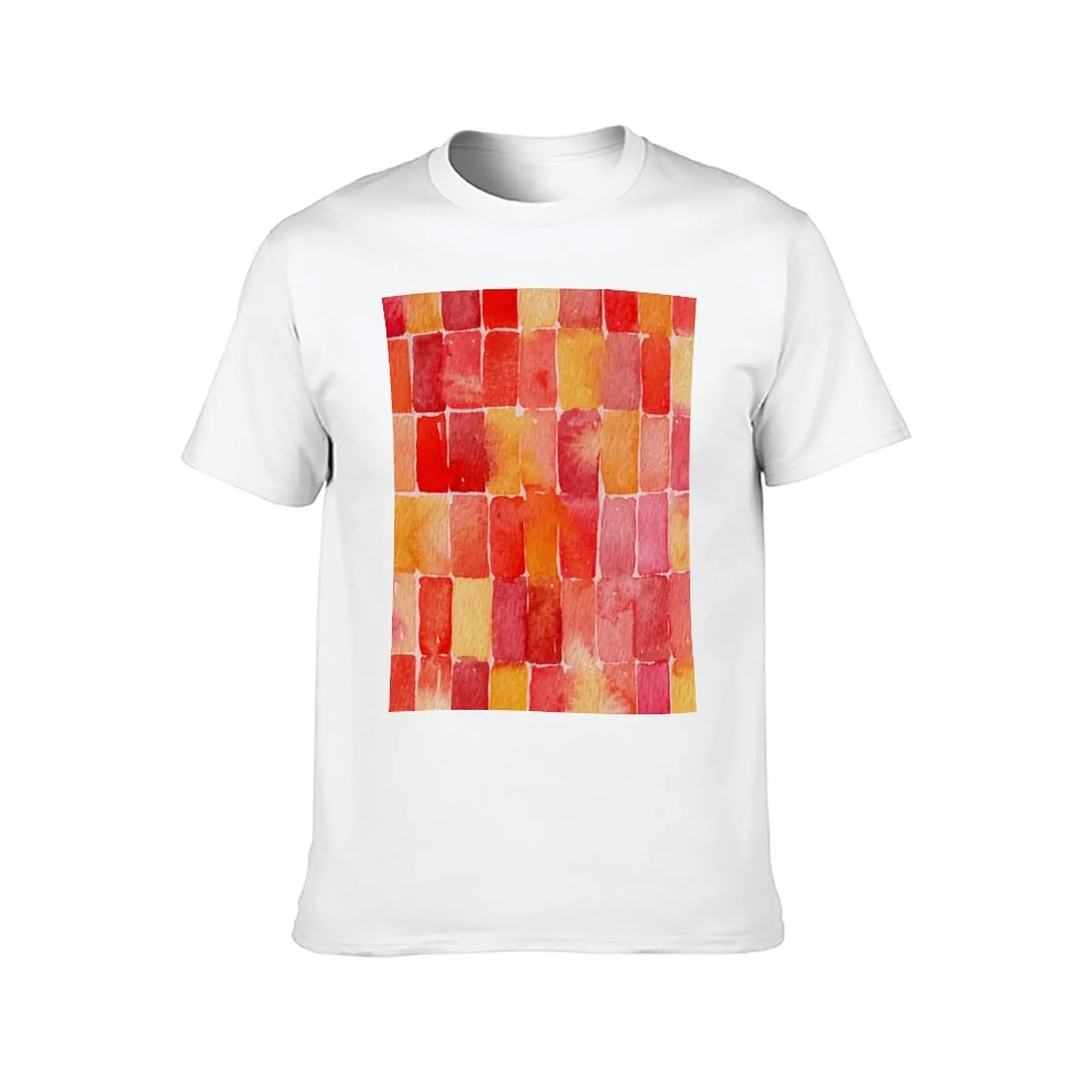 August Watercolor T-Shirt man t shirt summer t shirt man casual T-Shirt