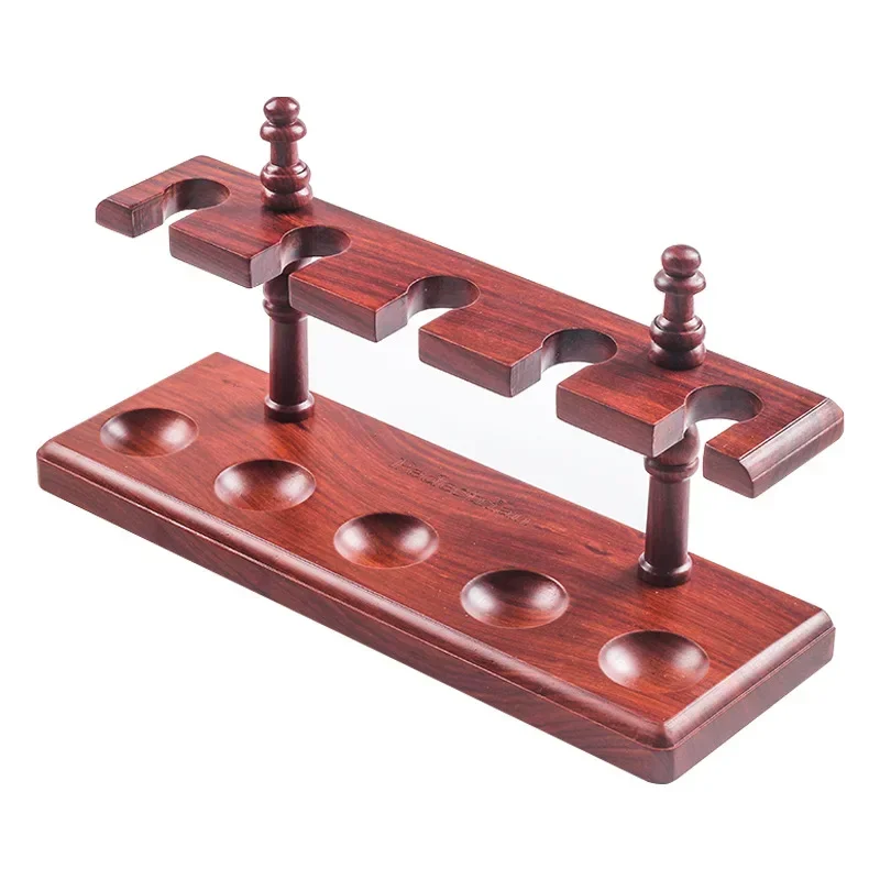 Solid Wood Detachable Folding Pipe Holder Portable Rosewood Cigarette Pipe Holder Vintage Pipe Display Stand Tobacco Desktop