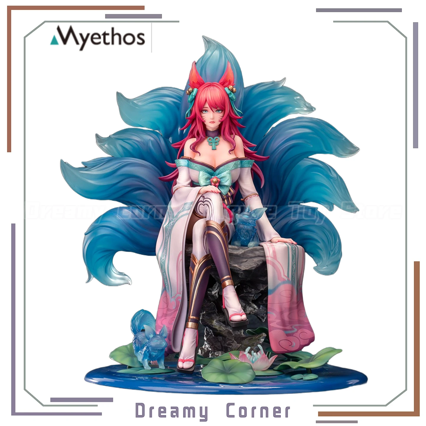 

【In Stock】Original Myethos League of Legends Spirit Blossom The Nine-Tailed Fox 1/7 Scale Figure Toy Model Ornaments