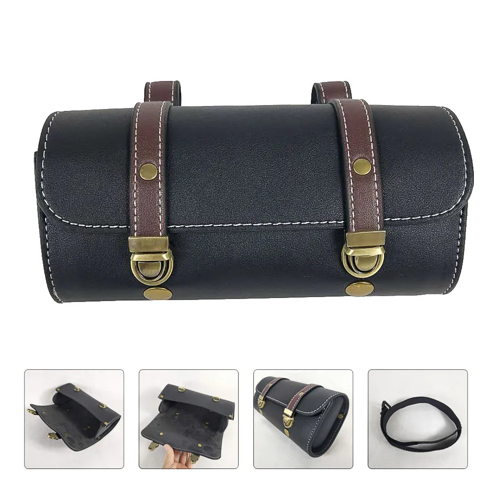 

Motorcycle Bag Motorcycle Side Pouch Car Lazyback Pouch Quick Release Buckle Large Capacity Waterproof Side Storage for Electric