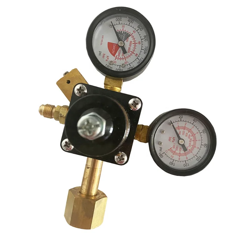 

primary CO2 gas pressure regulator Secondary regulator Gauge for beverage dispenser soda beer machine