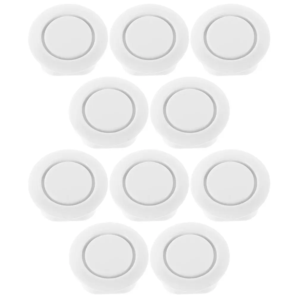 10Pcs Car Bumper Radar Hole Cover Plugs Plastic Body Hole Caps Front Rear Bumper Protector Enhanced Signal Accuracy Sleek Finish