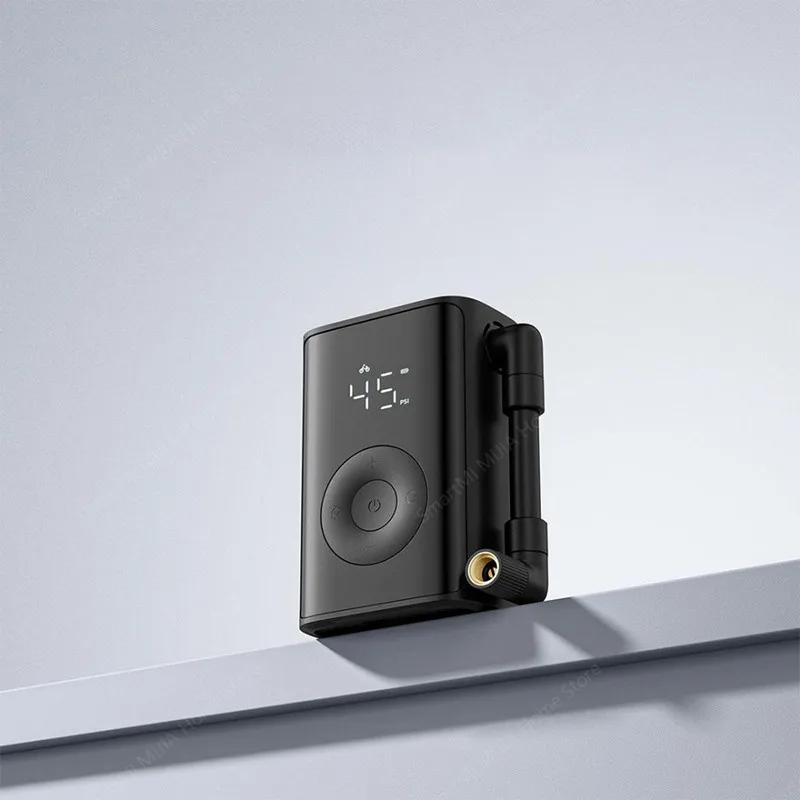 2025 nova bomba de ar portátil xiaomi mijia, bomba infladora elétrica, 240g 150psi, detecção de pressão dos pneus, iluminação embutida, display led
