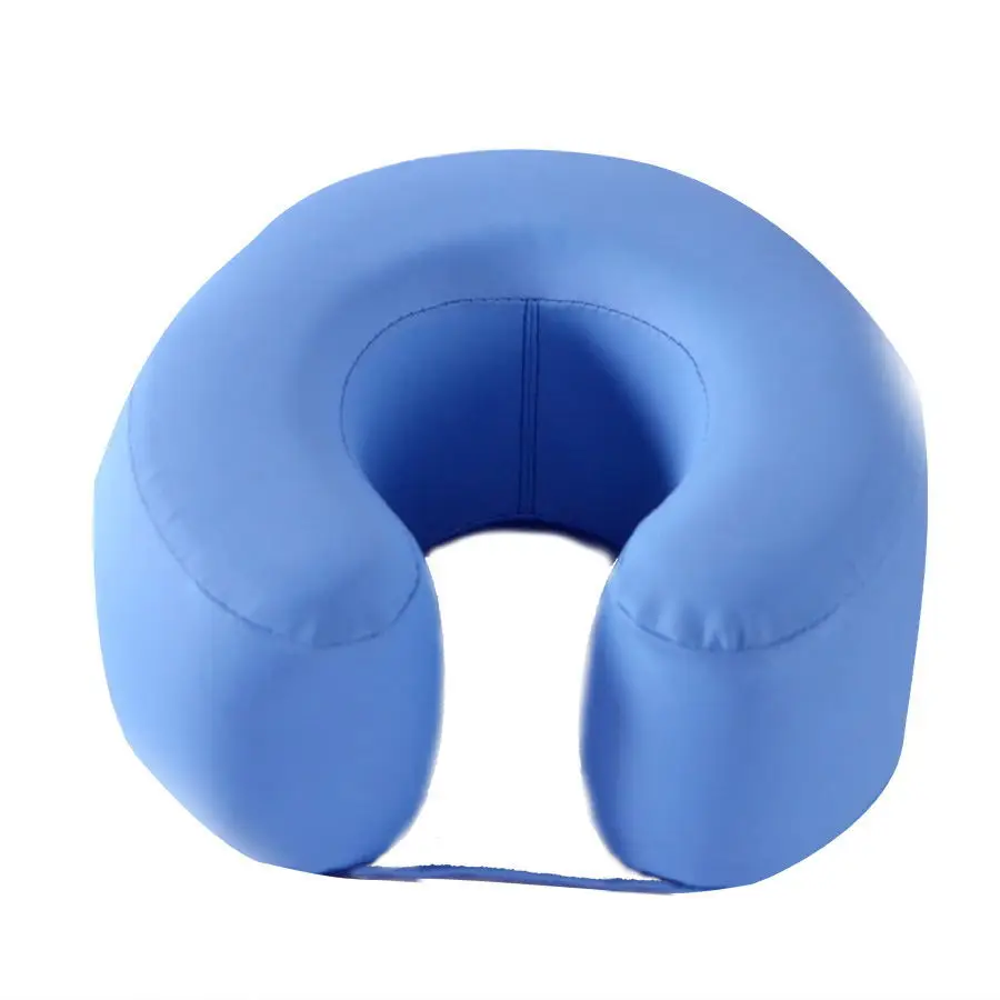 Blue Memory Foam High Bowl Head Ring Surgical Positioning Pad Round Headrest Pillow