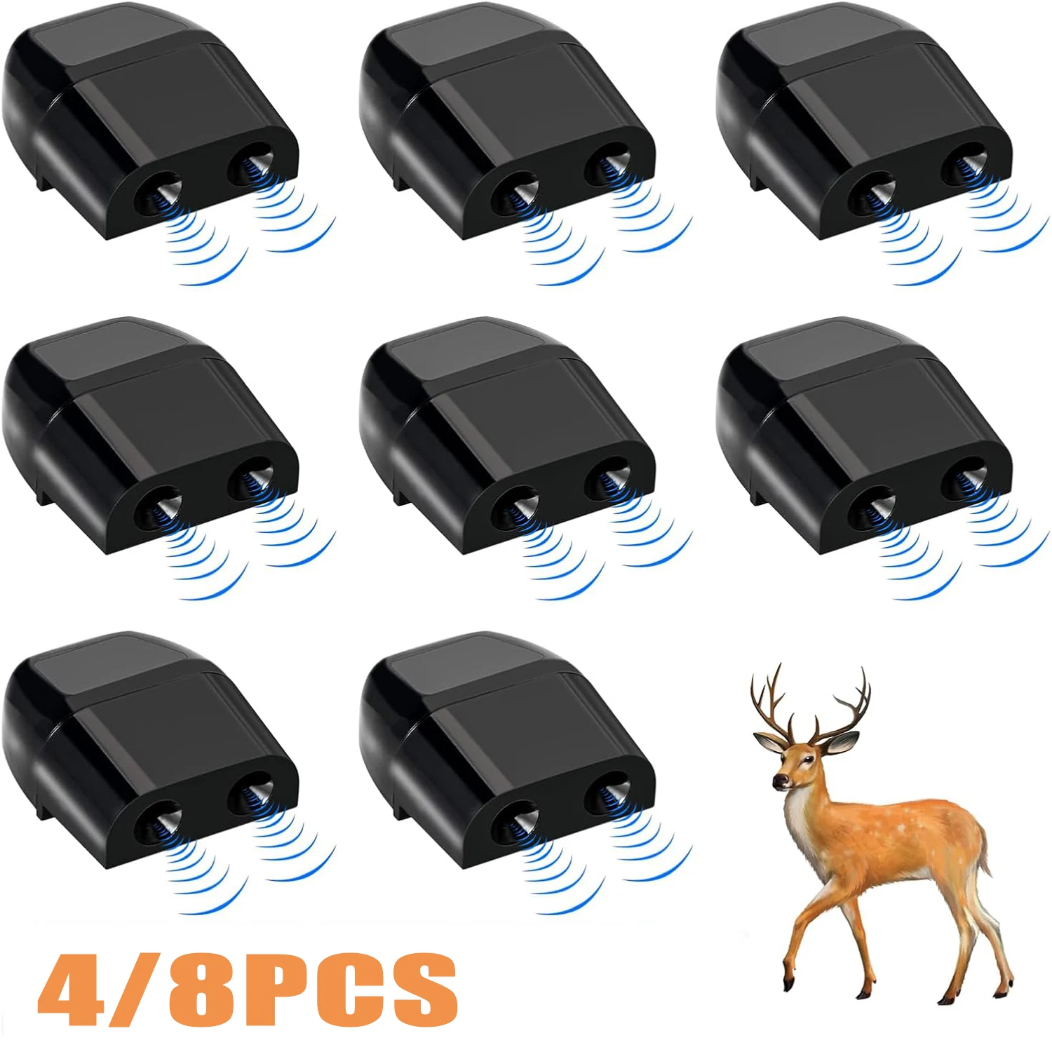 4/8Pcs Deer Warning Whistles Car Save Deer Warning Device Universal Deer Horn Animal Alert Motorcycle Car Safety Accessories