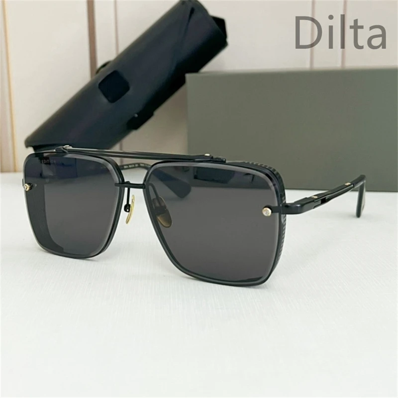 DILTA Mach Six Fashion Women's Sunglasses Men's In Trend UV400 Outdoor Pilot Double Bridge Metal Alloy lunette soleil femme