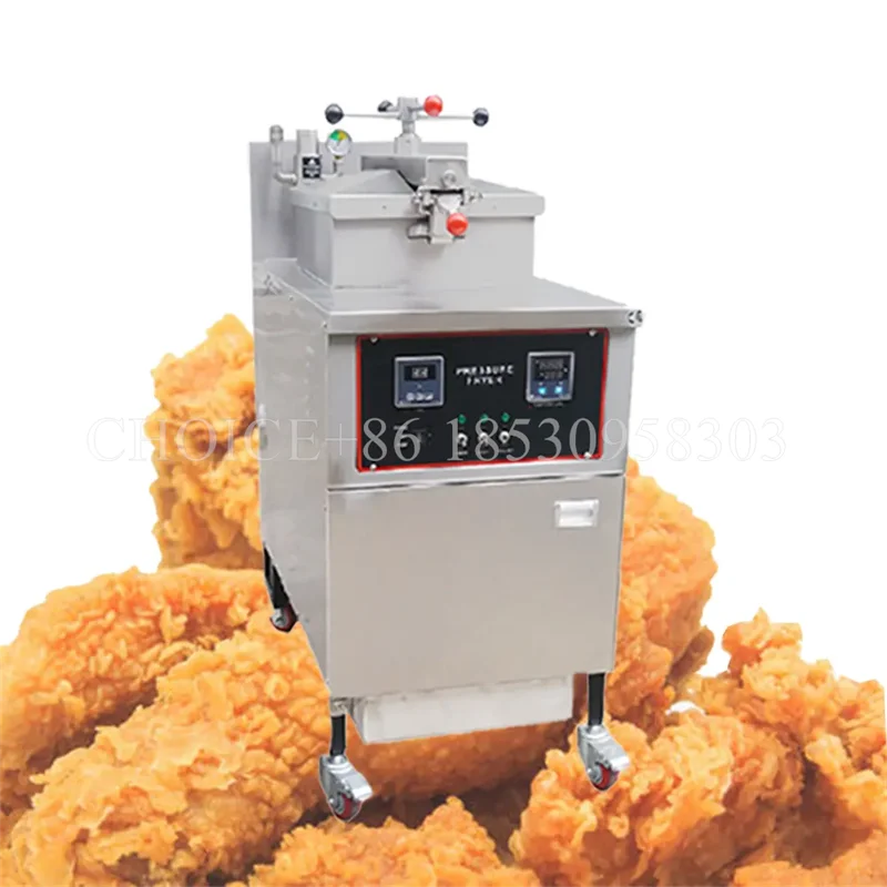 Commercial Gas Electric Pressure Fryer Stainless Steel Frying Machine Electric Heating Fried Chicken Equipment Chicken Air Fryer