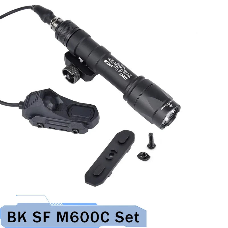 Trefzekere PEQ15 M300/M600 Zaklamp met AXON Dual Functie Afstandsbediening Drukschakelaar voor 20mm Rail Jacht Tactical Airsoft licht